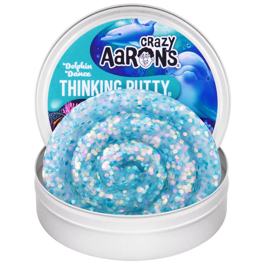 Dolphin Dance - 3.5" Thinking Putty Tin Y0